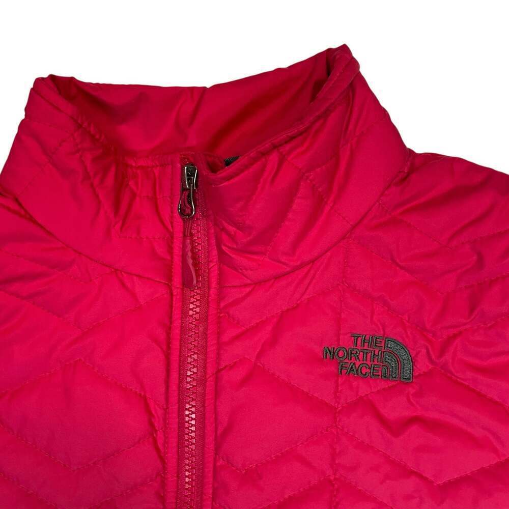 The North Face ThermoBall Jacket Womens Medium Pink Quilted Zip - Picture 4 of 8